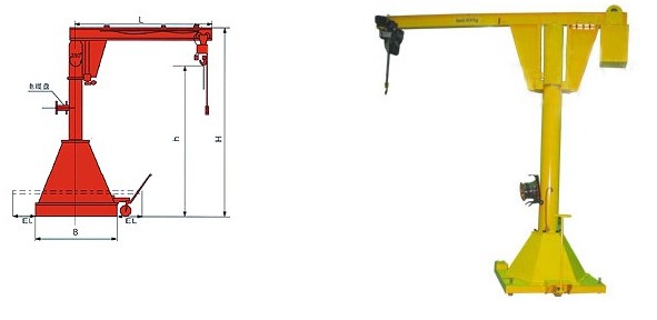 移動(dòng)式旋臂吊